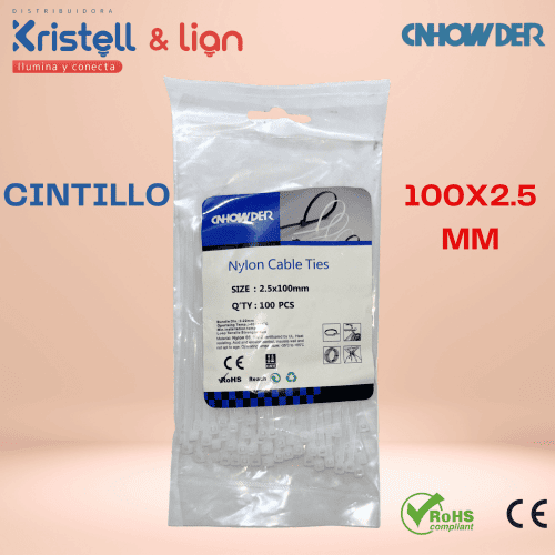 Cintillo 100x2.5 Blanco Chowder