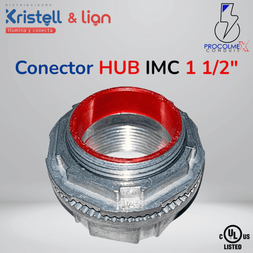 Conector HUB 1 ½" IMC Colmex