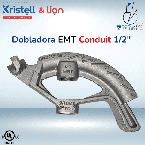 Dobladora EMT ½" COLMEX