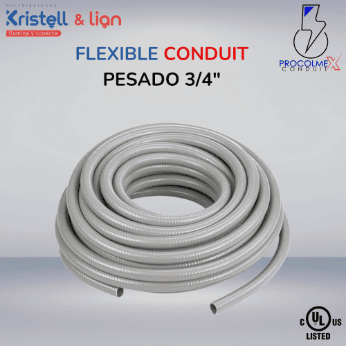 Flexible Conduit Pesado ¾" Colmex
