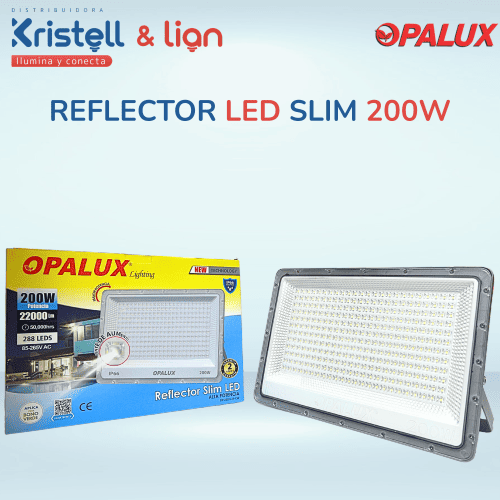 Reflector LED 200W OPALUX Slim
