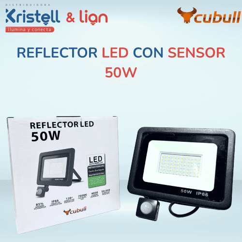 Reflector LED Sensor 50W Cubull