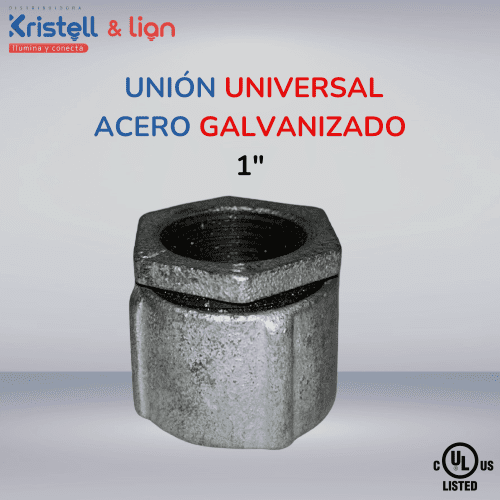 Union Universal Acero Galvanizado 1" Colmex