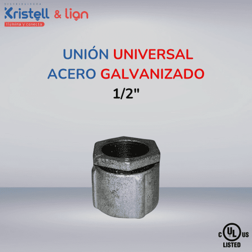 Union Universal Acero Galvanizado ½" Colmex