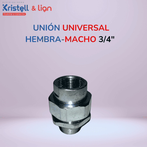 Union Universal Hembra-Macho ¾" Colmex